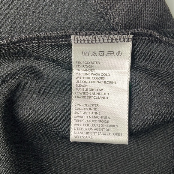 Cooperative Black Overall Pocket Adjustable Straps Stretch Flowy Circle Skirt 8 - Picture 11 of 11